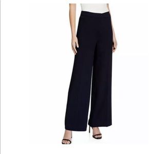 NANETTE nanette lepore – Solid High Waist Wide Leg Pants .Navy Size 2